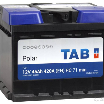 Ogłoszenie - Akumulator 45Ah 420A TAB POLAR S niski DARMOWY DOWÓZ - Mazowieckie - 220,00 zł