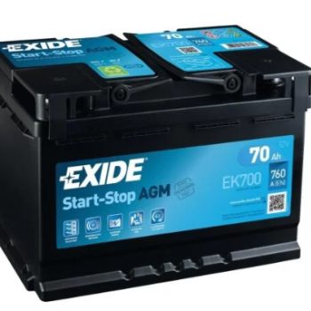 Ogłoszenie - Akumulator 70Ah 760A Exide Agm Start&Stop  - Darmowy Dowóz i Wymiana - 598,00 zł