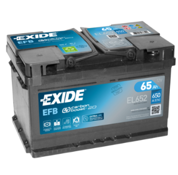 Ogłoszenie - Akumulator 65Ah 650A Exide Start Stop Efb EL652 P+  - Darmowy Dowóz i Wymiana - 485,00 zł