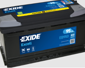Ogłoszenie - Akumulator 95Ah 800A Exide Excell EB950 P+  - Darmowy Dowóz i Wymiana - Kalisz - 460,00 zł