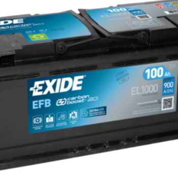 Ogłoszenie - Akumulator 100Ah 900A Exide Start Stop Efb EL1000 P+  - Darmowy Dowóz i Wymiana - 670,00 zł