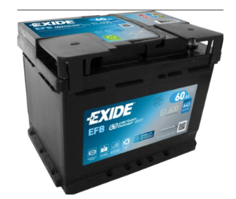 Ogłoszenie - Akumulator 60Ah 640A Exide Start&Stop Efb EL600 P+  - Darmowy Dowóz i Wymiana - 425,00 zł