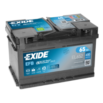 Ogłoszenie - Akumulator 65Ah 650A Exide Start Stop Efb EL652 P+  - Darmowy Dowóz i Wymiana - Kalisz - 485,00 zł