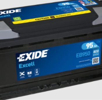 Ogłoszenie - Akumulator 95Ah 800A Exide Excell EB950 P+  - Darmowy Dowóz i Wymiana - Ostrów Wielkopolski - 460,00 zł