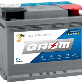 Ogłoszenie - Akumulator 55Ah 540A Grom Premium Prawy Plus  - Darmowy Dowóz i Wymiana - Ostrów Wielkopolski - 350,00 zł