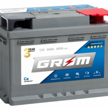 Ogłoszenie - Akumulator 60Ah 600A Grom Premium Prawy Plus  - Darmowy Dowóz i Wymiana - Ostrów Wielkopolski - 370,00 zł
