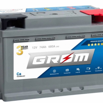 Ogłoszenie - Akumulator 74Ah 680A Grom Premium Niski Prawy Plus  - Darmowy Dowóz i Wymiana - Ostrów Wielkopolski - 450,00 zł