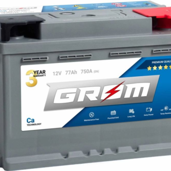 Ogłoszenie - Akumulator 77Ah 750A Grom Premium Prawy Plus  - Darmowy Dowóz i Wymiana - Ostrów Wielkopolski - 470,00 zł