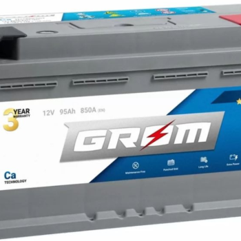 Ogłoszenie - Akumulator 95Ah 850A Grom Premium Prawy Plus  - Darmowy Dowóz i Wymiana - Ostrów Wielkopolski - 550,00 zł