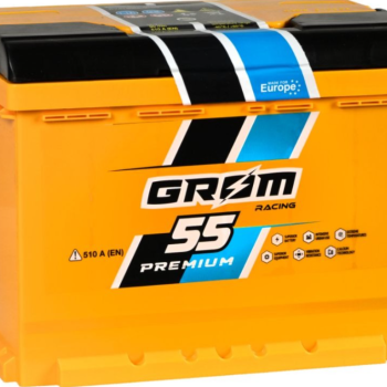 Ogłoszenie - Akumulator 55Ah 510A Grom Racing Prawy Plus  - Darmowy Dowóz i Wymiana