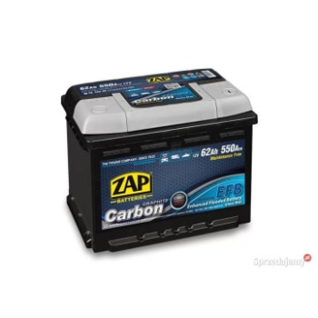 Ogłoszenie - Akumulator 62Ah 550A ZAP Carbon Efb Start&Stop Darmowy Dowóz i Wymiana - Radom - 450,00 zł