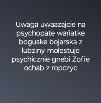 Ogłoszenie - Uwaga ropczyce