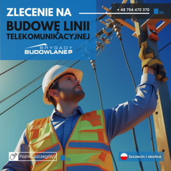 Ogłoszenie - Budowa linii telekomunikacyjnej w Szczecinie
