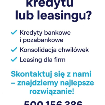 Ogłoszenie - Szukasz finansowania dla siebie lub firmy sprawdź