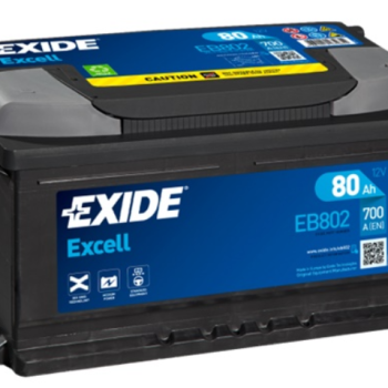 Ogłoszenie - Akumulator 80Ah Exide Excell 700A EB802-DARMOWA DOSTAWA