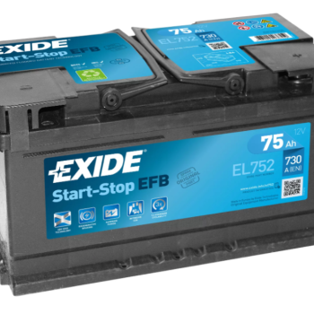 Ogłoszenie - Akumulator 75Ah 730A 12V Exide EL752 EFB-DARMOWA DOSTAWA