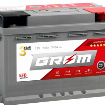 Ogłoszenie - Akumulator 70Ah GROM EFB START&STOP 740A DARMOWY DOWÓZ - Płock - 560,00 zł