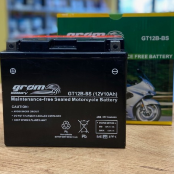 Ogłoszenie - Akumulator motocyklowy 10Ah GROM GT12B-BS YT12B-BS 12V 180A DARMOWY DOWÓZ