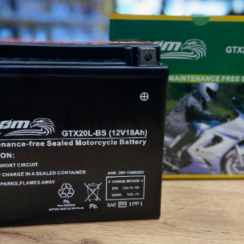 Ogłoszenie - Akumulator motocyklowy 18Ah GROM GTX20L-BS YTX20L-BS 12V 270A DARMOWY DOWÓZ - Płock - 240,00 zł