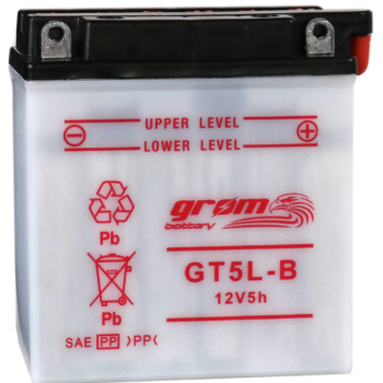 Ogłoszenie - Akumulator motocyklowy 5Ah GROM GT5L-B YB5L-B 12V 80A P+ DARMOWY DOWÓZ - Płock - 85,00 zł
