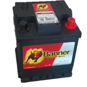 Ogłoszenie - Akumulator 42Ah 390A 12V Banner P4208 kostka DARMOWA DOSTAWA - Płock - 279,00 zł