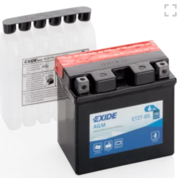 Ogłoszenie - Akumulator motocyklowy 6Ah EXIDE ETZ7-BS YTZ7-BS 12V 100A EN DARMOWY DOWÓZ