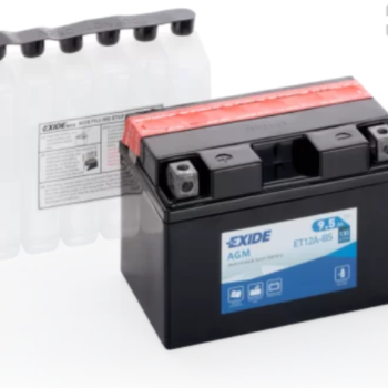 Ogłoszenie - Akumulator motocyklowy 9.5Ah 130A EXIDE ET12A-BS YT12A-BS DARMOWY DOWÓZ - Płock - 185,00 zł
