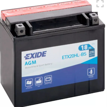 Ogłoszenie - Akumulator motocyklowy 18Ah 270A EXIDE ETX20HL-BS YTX20HL-BS DARMOWY DOWÓZ - Płock - 255,00 zł