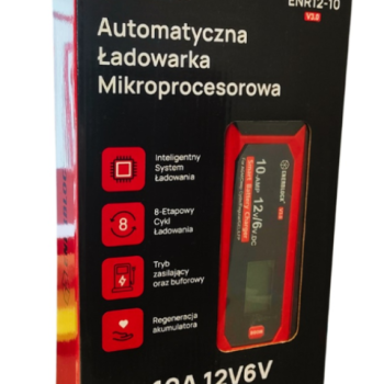Ogłoszenie - Automatyczna ładowarka mikroprocesorowa Enerblock 6/12V 10A LFP AGM GEL EFB DARMOWY DOWÓZ
