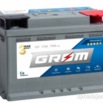 Ogłoszenie - Akumulator 77Ah/760A Grom Premium