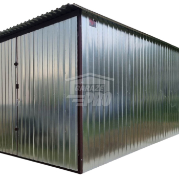 Ogłoszenie - Garaż blaszany 3x4m Brama - ocynk - Dach  spad w tył GP578