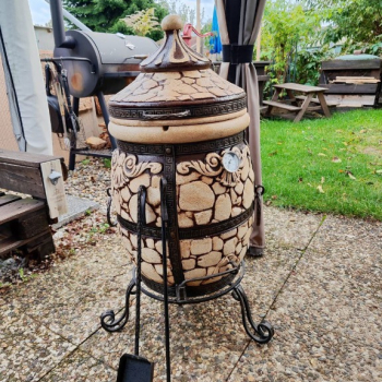 Ogłoszenie - Tandoor 65L Kamień | Piec do grilla wykonany z szamotu