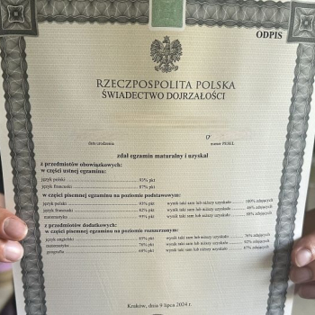 Ogłoszenie - Tu kupisz świadectwo średnie z wpisem , maturę z wpisem 2025 ,kupię maturę z wpisem , kupię świadectwo z wpisem