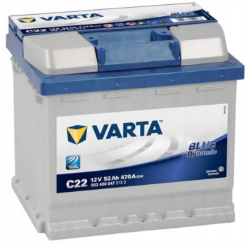 Ogłoszenie - Akumulator 52Ah 470A EN VARTA Blue Dynamic C22 - Inowrocław - 258,00 zł