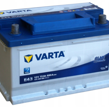 Ogłoszenie - Akumulator 72Ah 680A EN VARTA Blue Dynamic E43