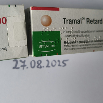 Ogłoszenie - Tramal 200mg Oryginalny POLSKA 50 TAB