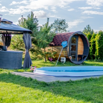 Ogłoszenie - Odpoczynek w naturze - Całoroczne domy na Mazurach z jacuzzi i sauną