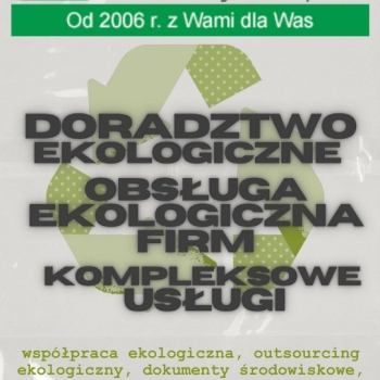 Ogłoszenie - DORADZTWO EKOLOGICZNE WSPÓŁPRACA DOKUMENTACJA POZWOLENIA EKOEXPERT