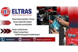 Ogłoszenie - PRZEGLĄDY TECHNICZNE NAPRAWA POJAZDÓW MASZYN SERWIS HYDRAULIKI ELTRAS