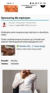 Ogłoszenie - Szukasz sponsorki zapomnij - Warmińsko-mazurskie
