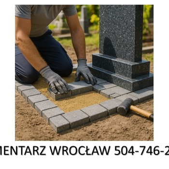 Ogłoszenie - Kamyki Wokół pomnika. Cmentarz Wrocław, tel. 504-746-203, ozdobienie grobu kamyczkami - Dolnośląskie