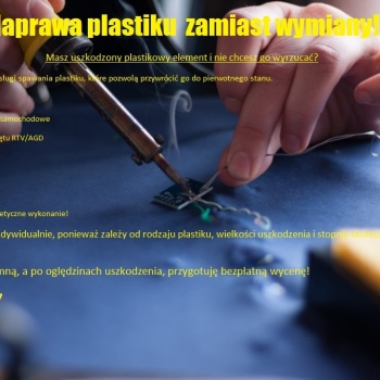 Ogłoszenie - Spawanie plastiku ABS, PP... itp.