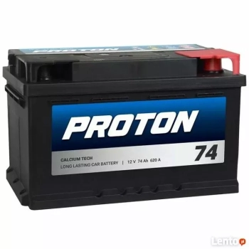 Ogłoszenie - Akumulator 74Ah 620A PROTON niski / wysoki - Jastrzębie-Zdrój - 239,00 zł