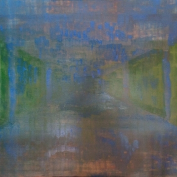 Ogłoszenie - Kompozycja 70x100cm, farby olejne, nowoczesne abstrakcyjne malarstwo