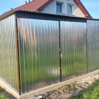 Ogłoszenie - Garaż blaszany 2x3 schowek budowlany, Producent Garaży, schowek, Blaszaki, WZMOCINIONY