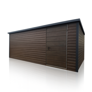 Ogłoszenie - Domek ogrodowy narzędziowy 5×3 Ciemny Orzech + Ciemny Grafit MAT