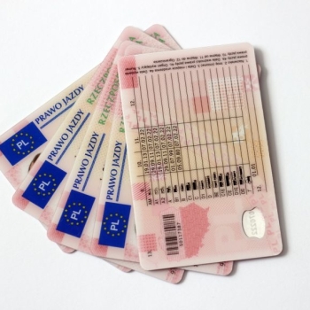 Ogłoszenie - Dziękuję organizacji za ekspresowe wydanie prawa jazdy