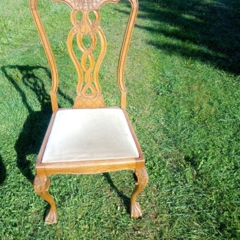 Ogłoszenie - Krzesła dębowe rzeźbione