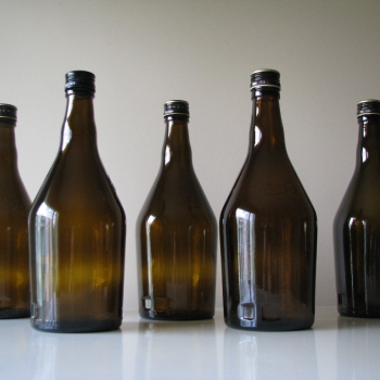 Ogłoszenie - Ciemne butelki z brązowego szkła 0,7 l na nalewki i inne domowe przetwory
