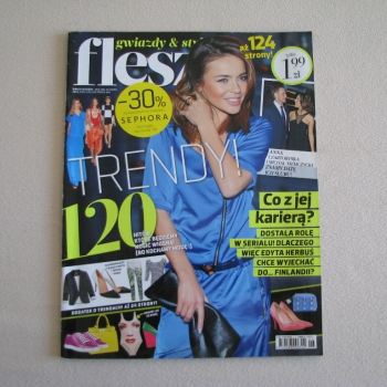 Ogłoszenie - Magazyn Flesz Gwiazdy & Styl – dwutygodnik nr 6 (39) 25 marca 2013